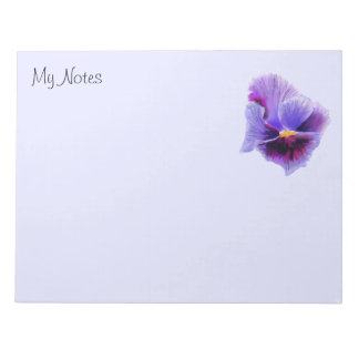 Bloc De Notas Pañuelo azul púrpura Notepad