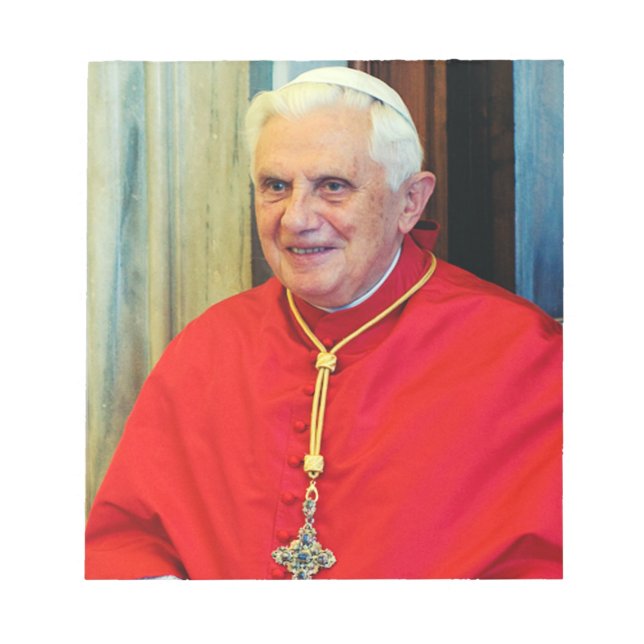 Bloc De Notas Papa alemán Benedicto (Frente)