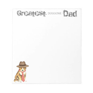Bloc De Notas Papá de Sheltie