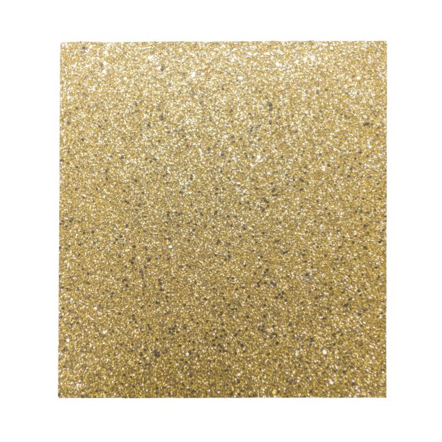 Bloc De Notas Papel Brillante Dorado (Frente)
