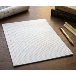 Bloc De Notas Papel cuadriculado de fondo Hoja de gráfico de mat
