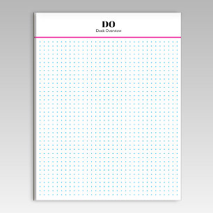 Bloc De Notas Papel de carta con iniciales de monograma en cuadr