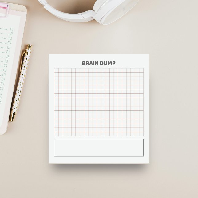 Bloc De Notas Papel de cuadrícula para vaciar la mente  (Subido por el creador)