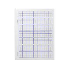 Bloc De Notas Papel de cuadrícula Tianzi Pinyin, práctica de esc