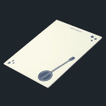 Bloc De Notas Papel de escritura personalizado del Banjo azul de<br><div class="desc">Este papel de escritura o bloc de notas de papel presenta un ilustracion de un banjo en azul marino con acentos de estrella color azul marino a juego con un fondo color crema. Puede personalizar este bloc de notas con un nombre u otro mensaje en la parte superior.</div>