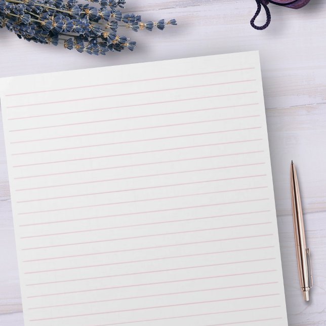 Bloc De Notas Papel de línea ancha rota de tamaño carta de 8,5"  (Subido por el creador)
