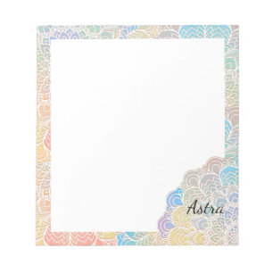 Bloc De Notas Papel de manala de color de agua