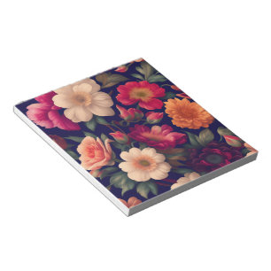 Bloc De Notas Papel de pared con motivos florales