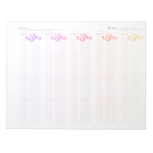 Papel de Pauta y Tablatura para Ukulele – Plantill