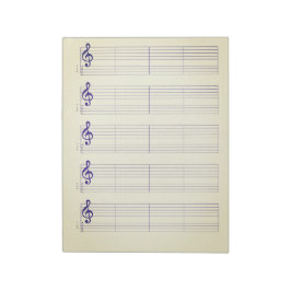 Bloc De Notas Papel de Pauta y Tablatura para Ukulele – Plantill