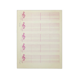 Bloc De Notas Papel de Pauta y Tablatura para Ukulele – Plantill