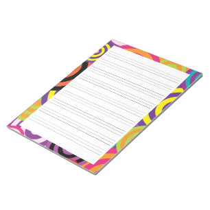 Bloc De Notas Papel de práctica de escritura a mano con círculos
