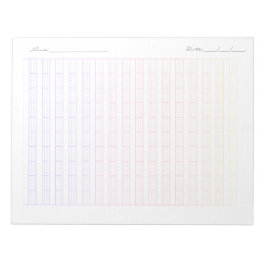 Bloc De Notas Papel de Práctica de Pinyin para Niños – Escritura