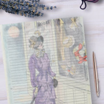 Papel gobernado en la universidad - Vintage moda v