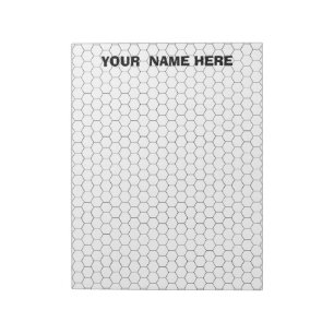 Bloc De Notas Papel gráfico Hexagón grande personalizado