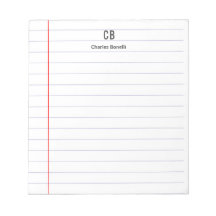 Papel Liso Minimalista Profesional con Monograma y