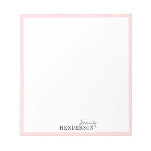 Bloc De Notas Papel minimalista profesional personalizado