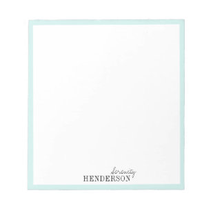 Bloc De Notas Papel minimalista profesional personalizado