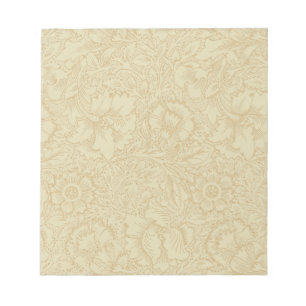 Bloc De Notas Papel pintado floral amapola de William Morris