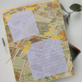 Bloc De Notas Papel temático de notoriedad divertida Tarot Cards