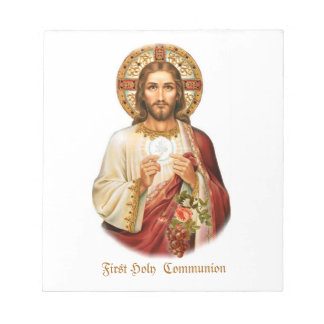 Bloc De Notas Papelaria Jesucristo Primera Santa Comunión