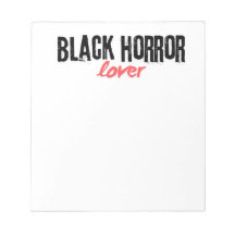 Papelería de amantes del terror negro