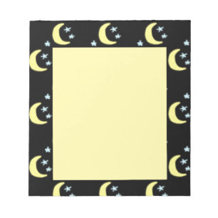 Bloc de notas para el brillo de la luna (amarillo