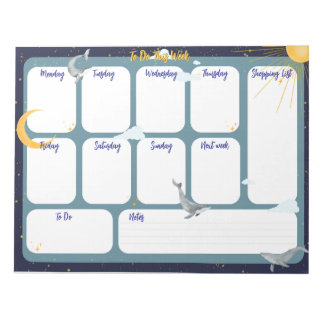 Bloc De Notas Para hacer esta semana