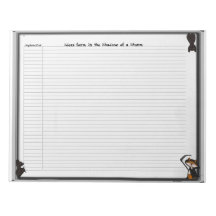 Bloc de notas para lluvia de ideas oscuro