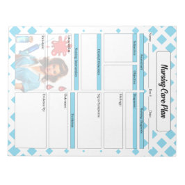 Bloc De Notas Para un plan de atención de Enfermería vital