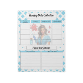 Bloc De Notas Para una colección de datos de Enfermería viva