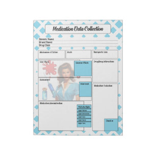 Bloc De Notas Para una _ colección de datos medicamentosos