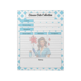 Bloc De Notas Para una recolección de datos de enfermedades