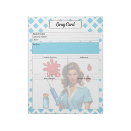 Bloc De Notas Para una _tarjeta de medicamentos viva