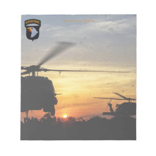 Bloc De Notas parche de veteranos de la 101.ª aerotransportada á