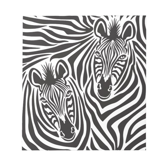 Bloc De Notas Pareja Zebra (Frente)