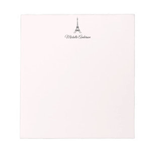 Bloc De Notas Paris Eiffel Tower Francia