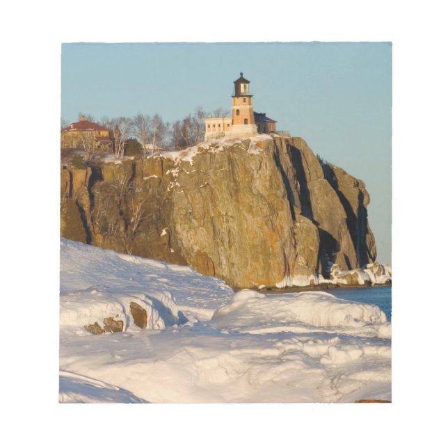 Bloc De Notas Parque Estatal Farol Split Rock en el lago (Frente)