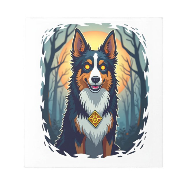 Bloc De Notas Paseo del Collie Maldito (Frente)