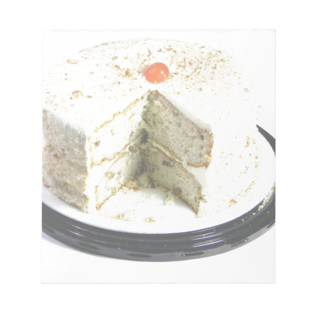Bloc De Notas Pastel blanco (Frente)