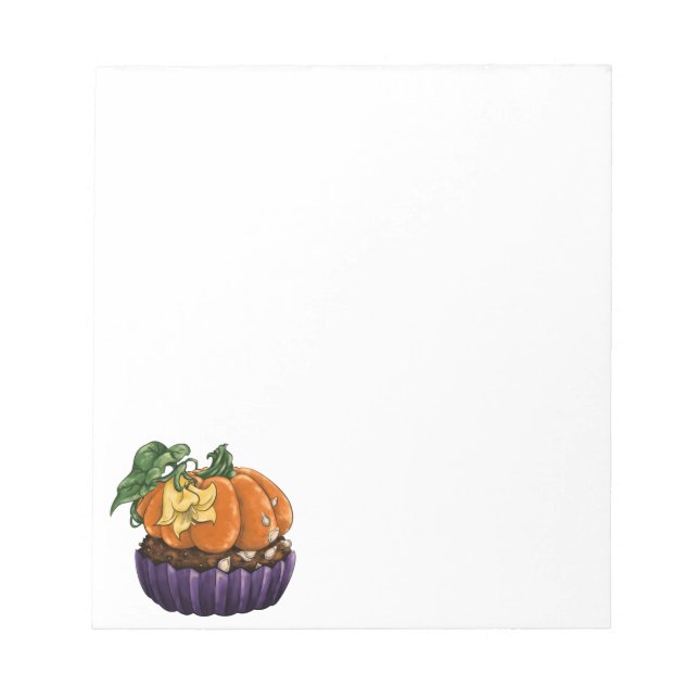 Bloc De Notas Pastel de calabaza (Frente)