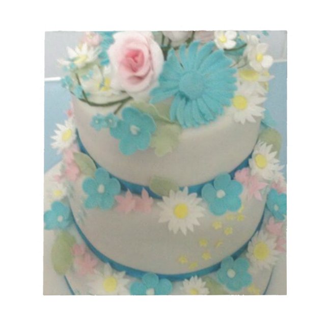 Bloc De Notas Pastel de cumpleaños 1 (Frente)