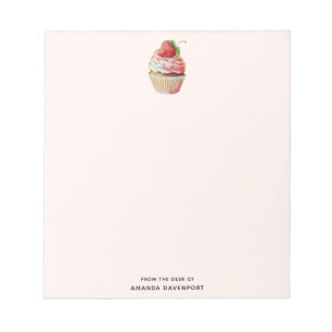 Bloc De Notas Pastel de fresa postre dulce
