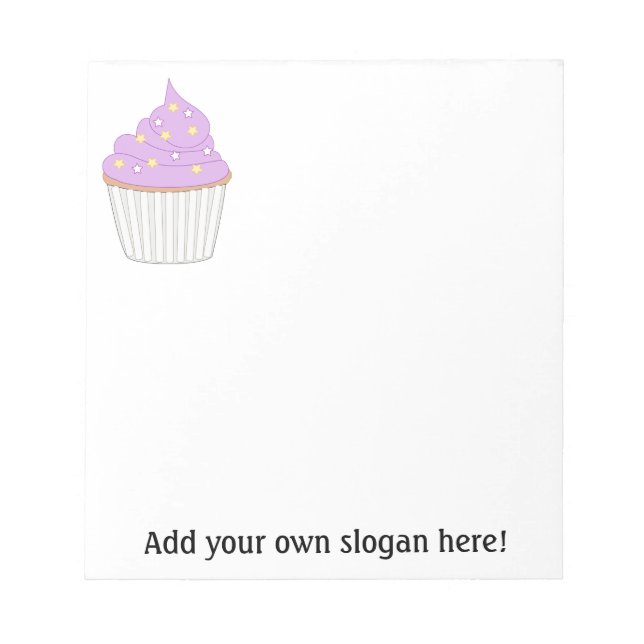 Bloc De Notas Pastel de Lilac - Personaliza un gráfico dulce (Frente)