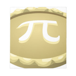 Bloc De Notas pastel de pi día feliz