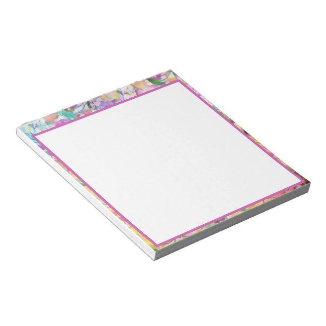 Bloc De Notas Pastel floral (Lado Derecho)