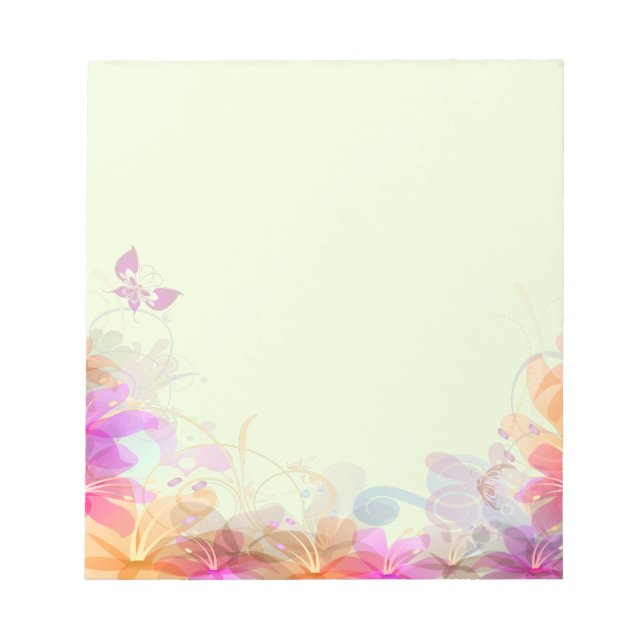 Bloc De Notas Pastel Lilies Boda (Frente)