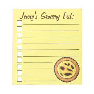 Bloc De Notas Pastel Pastéis de Nata