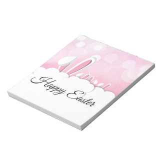 Bloc De Notas Pastel Pink Easter Bunny Ears Notoad