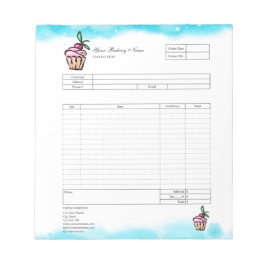 Bloc De Notas Pastelería Pastelería Panadería Formulario de Fact